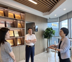 宏昊动态 | 湖墅街道副书记陈玮婷一行莅临宏昊走访调研