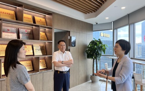 宏昊动态 | 湖墅街道副书记陈玮婷一行莅临宏昊走访调研