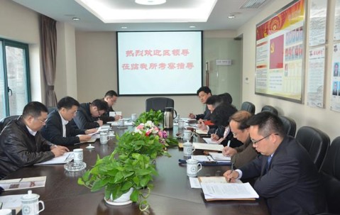拱墅区区长朱建明一行到我所调研